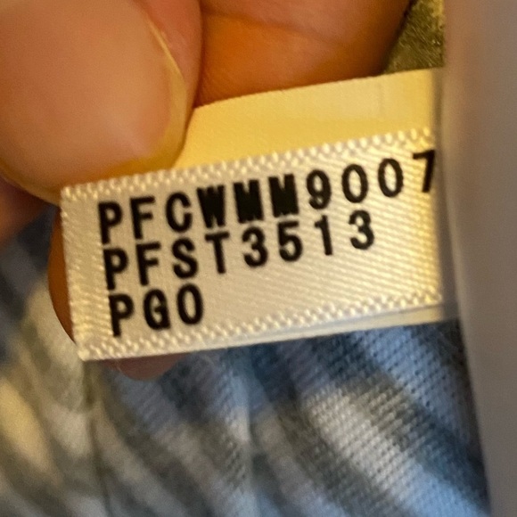 Calvin Klein Gray And White Striped Long Sleeve Turtle Neck - Picture 4 of 5